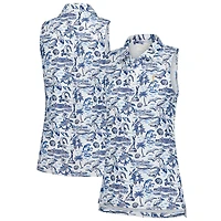 Women's Smith & Quinn  White THE PLAYERS Florida Icon Alice Sleeveless Polo