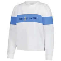 Women's Smith & Quinn  White THE PLAYERS Peggy Oversized Pullover Sweatshirt