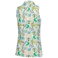 Polo sans manches blanc pour femme Smith & Quinn THE PLAYERS Sawgrass Clubhouse Alice