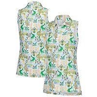 Polo sans manches blanc pour femme Smith & Quinn THE PLAYERS Sawgrass Clubhouse Alice