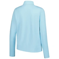 Women's Under Armour  Heather Aqua THE PLAYERS Aura Quarter-Zip Pullover