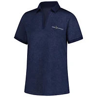 Polo à col en V Eagle Swoop Playoff 3.0 Under Armour bleu marine THE PLAYERS pour femme
