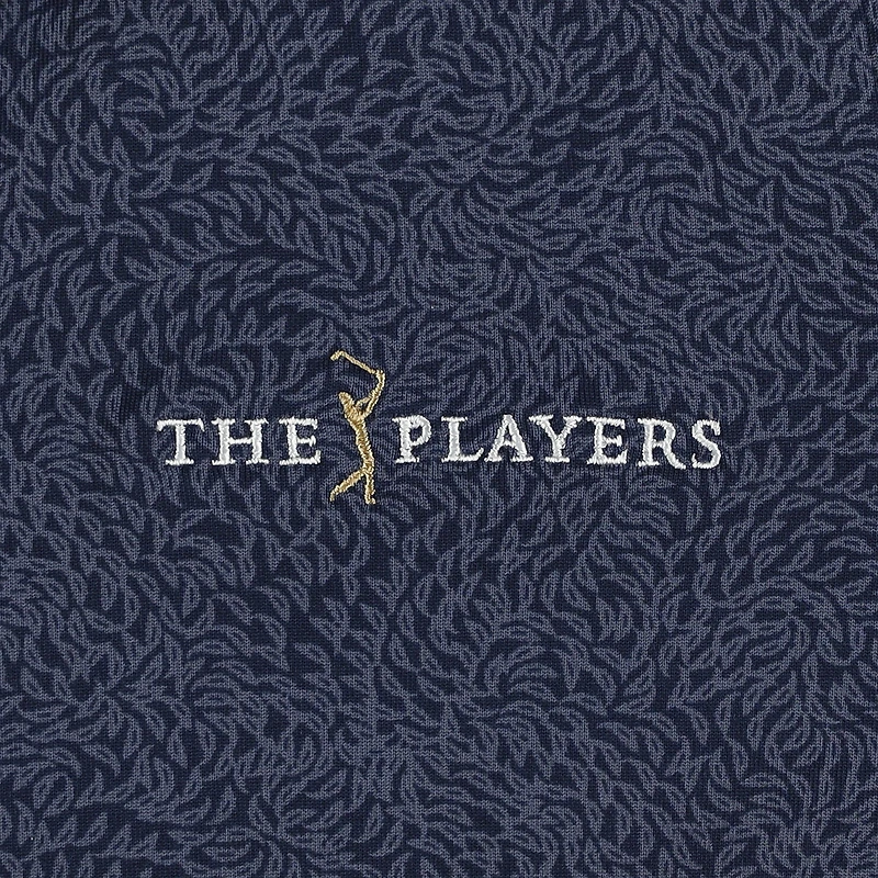 Polo à col en V Eagle Swoop Playoff 3.0 Under Armour bleu marine THE PLAYERS pour femme