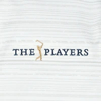 Polo adidas THE PLAYERS Ultimate365 Stripe sans manches avec quart de zip pour femme blanc