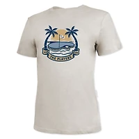 Women's Ahead  Cream THE PLAYERS Palm Trees Zelda T-Shirt
