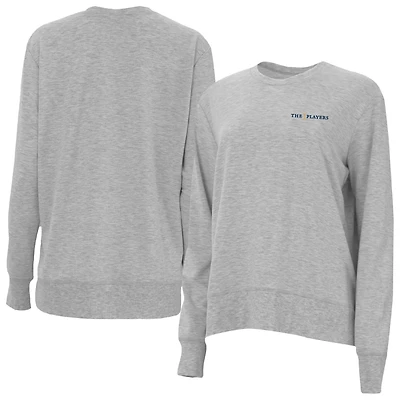 Women's Ahead Heather Gray THE PLAYERS Sue Lightweight Sweatshirt