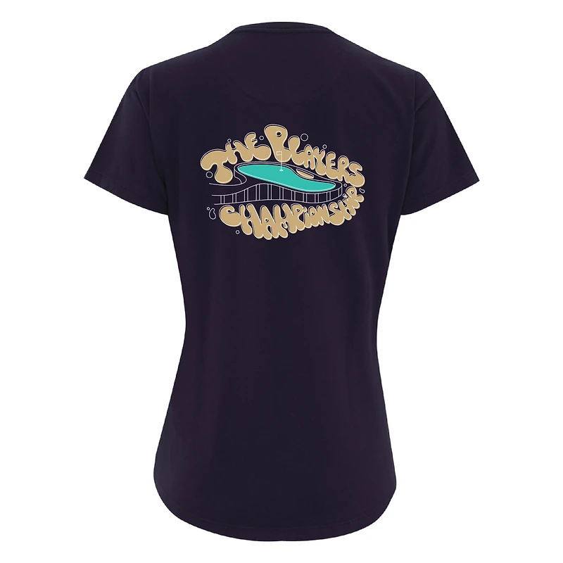 Women's Ahead  Navy THE PLAYERS Gator Aurora T-Shirt