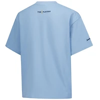 T-shirt oversize Barstool Golf THE PLAYERS Championship bleu clair pour femme