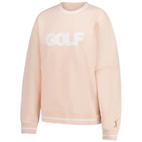 Women's Ellsworth & Ivey  Pink THE PLAYERS Golf Crewneck Pullover Sweatshirt