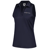 Débardeur croisé à col en V et dos nageur FootJoy THE PLAYERS ProDry® pour femme bleu marine