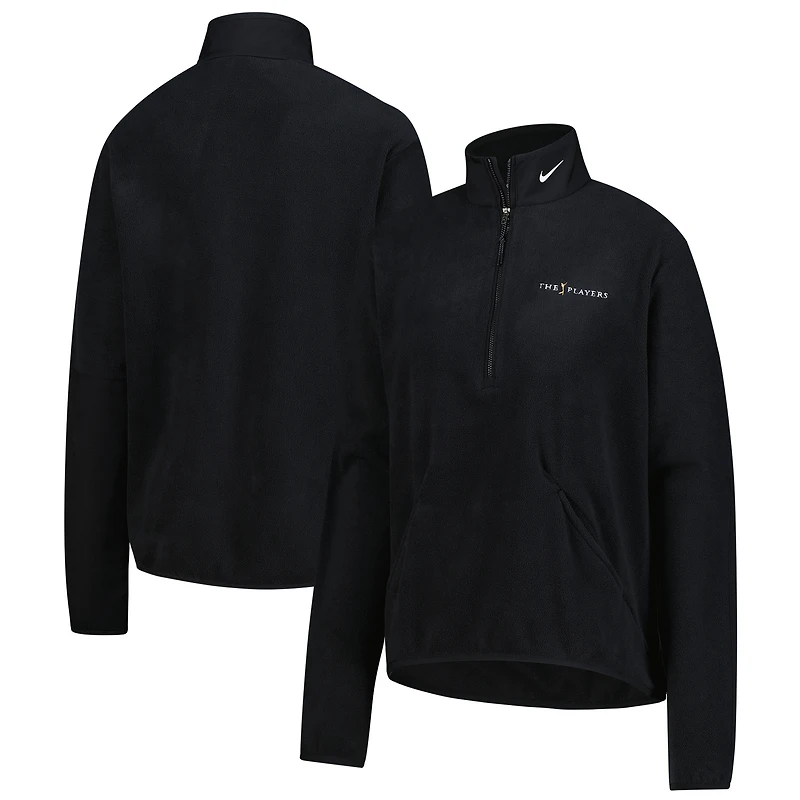 Pull Nike noir 2025 THE PLAYERS Victory Performance à demi-zip pour femme
