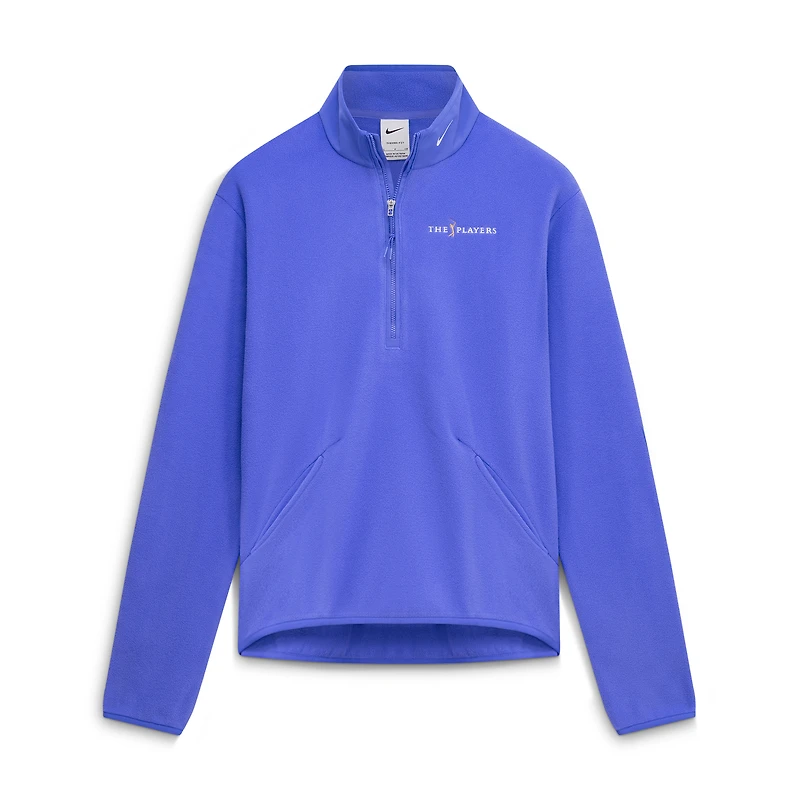 Pull Nike THE PLAYERS Victory demi-zip Dri-FIT bleu pour femme