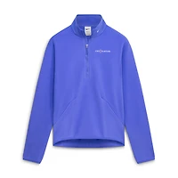 Pull Nike THE PLAYERS Victory demi-zip Dri-FIT bleu pour femme
