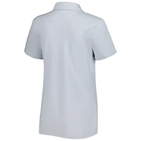 Women's Nike Gray THE PLAYERS Victory Performance Polo
