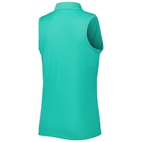 Women's Nike Mint THE PLAYERS Victory Solid Performance Sleeveless Polo