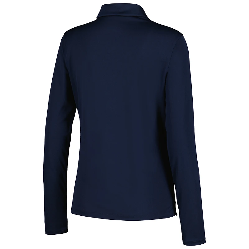 Polo à manches longues Nike bleu marine THE PLAYERS Performance Victory pour femme