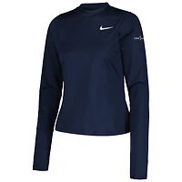 Women's Nike Navy THE PLAYERS UV Victory Performance Long Sleeve Top