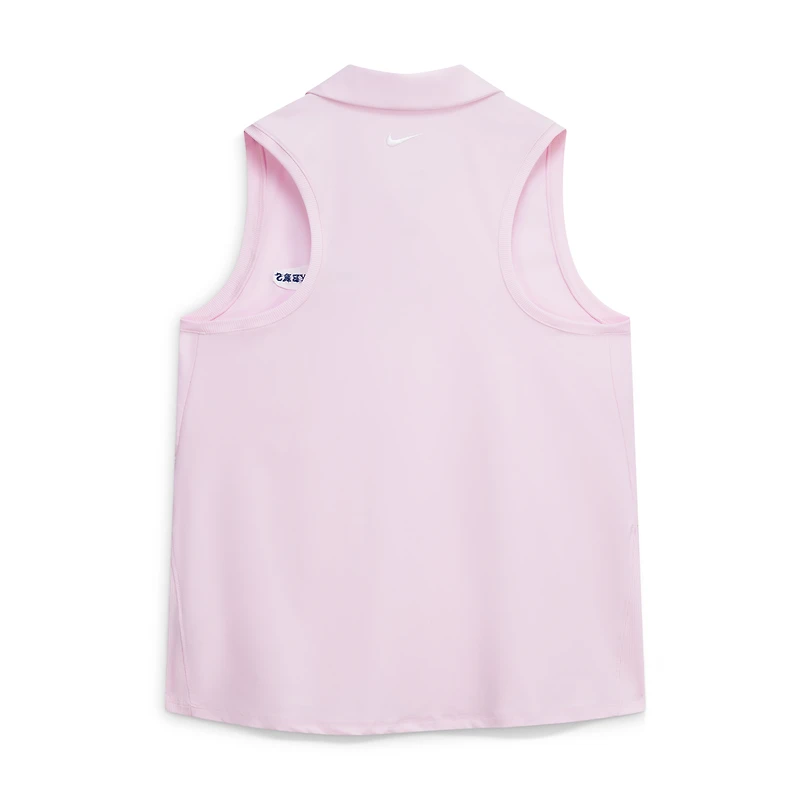 Women's Nike  Pink THE PLAYERS Victory Sleeveless Dri-Fit Polo