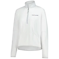 Pull Nike blanc 2025 THE PLAYERS Victory Performance à demi-zip pour femme