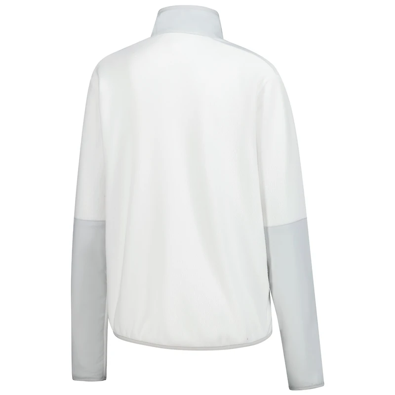 Pull Nike blanc 2025 THE PLAYERS Victory Performance à demi-zip pour femme