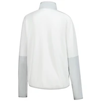 Pull Nike blanc 2025 THE PLAYERS Victory Performance à demi-zip pour femme