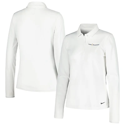 Women's Nike Navy THE PLAYERS Performance Victory Long Sleeve Polo