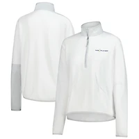 Pull-over Nike THE PLAYERS Victory blanc pour femme, demi-zip, performance