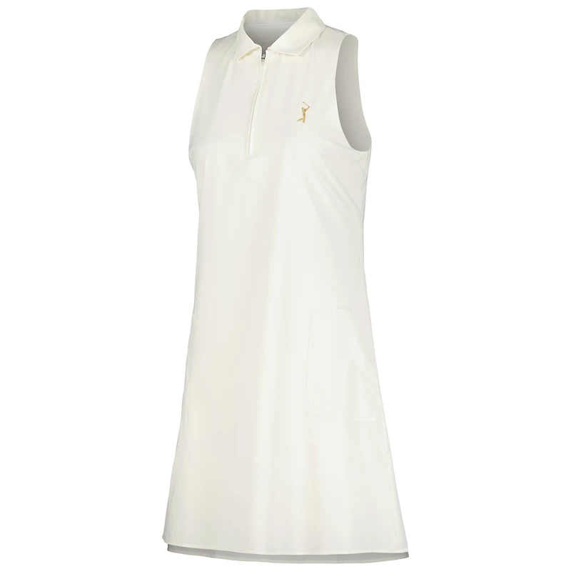Robe de sport à quart zip Peter Millar crème 2024 THE PLAYERS Carner pour femmes