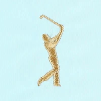 Polo Peter Millar bleu clair en jersey extensible sans manches THE PLAYERS Opal pour femme