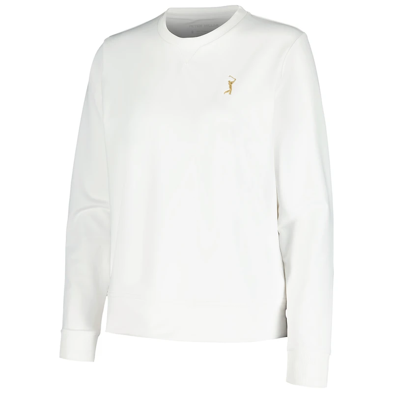 Sweat-shirt blanc Peter Millar pour femmes THE PLAYERS Birdie Sport