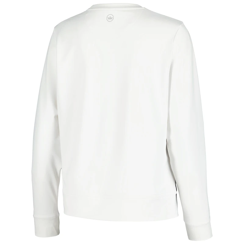 Sweat-shirt blanc Peter Millar pour femmes THE PLAYERS Birdie Sport