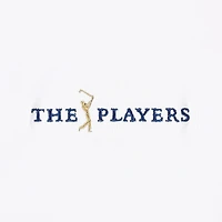 Polo Peter Millar blanc en jersey extensible sans manches THE PLAYERS Opal pour femme