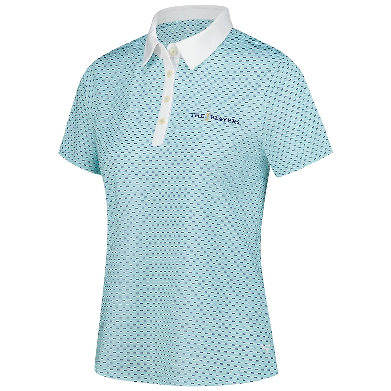 Women's Puma Aqua THE PLAYERS Morse MATTR Polo