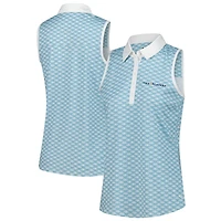 Polo sans manches festonné CLOUDSPUN bleu THE PLAYERS pour femme de Puma