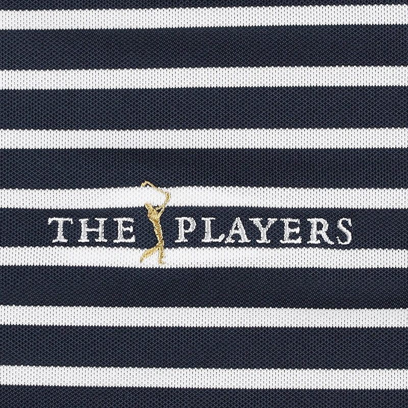 Women's Puma Navy/White THE PLAYERS Everyday Stripe Pique dryCELL Top