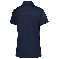 Women's Puma Navy THE PLAYERS Animal Deboss MATTR Polo