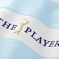 Women's Smith & Quinn  Light Blue/White THE PLAYERS Peggy Stripe Crewneck Sweatshirt