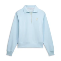 Women's Smith & Quinn  Light Blue THE PLAYERS Chase Quarter-Zip Sweatshirt