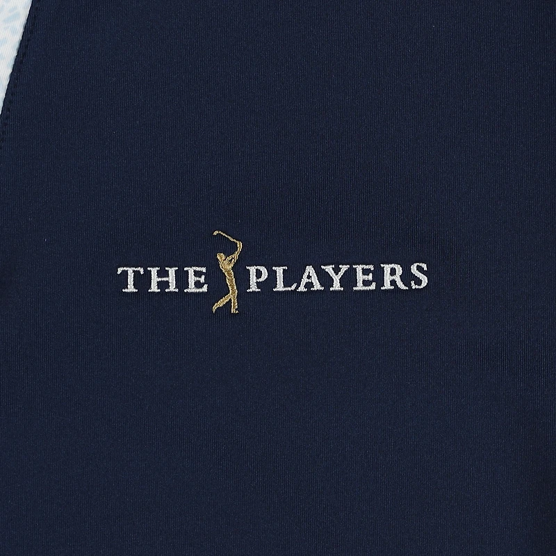 Women's THE PLAYERS  FootJoy Navy Cap Sleeve Polo
