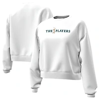 Women's Under Armour White THE PLAYERS Oversized Icon Fleece Sweatshirt