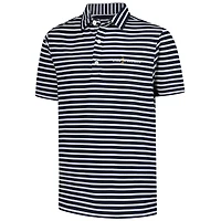 Youth FootJoy  Navy THE PLAYERS Striped Pique Polo