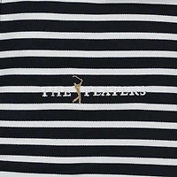 Youth FootJoy  Navy THE PLAYERS Striped Pique Polo
