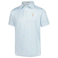 Youth Peter Millar  White THE PLAYERS Island Jammin Performance Polo