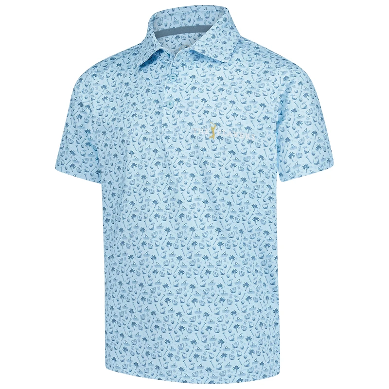 Tabouret de bar pour jeunes Golf Light Blue THE PLAYERS Polo imprimé Floride
