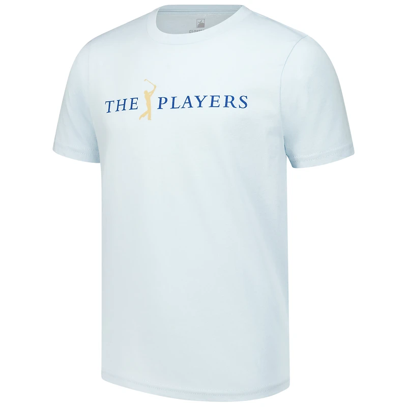 T-shirt bleu clair pour jeunes Flomotion THE PLAYERS Florida Outline