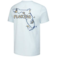 T-shirt bleu clair pour jeunes Flomotion THE PLAYERS Florida Outline