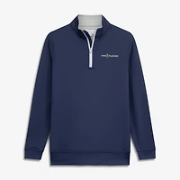 Youth Peter Millar Navy THE PLAYERS Perth Performance Quarter-Zip Pullover
