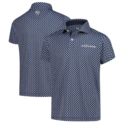 Polo micro-floral bleu marine THE PLAYERS MATTR de Puma pour jeunes