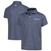 Polo micro-floral bleu marine THE PLAYERS MATTR de Puma pour jeunes