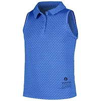 Under Armour Royal The Zurich Classic Micro Print Polo pour filles